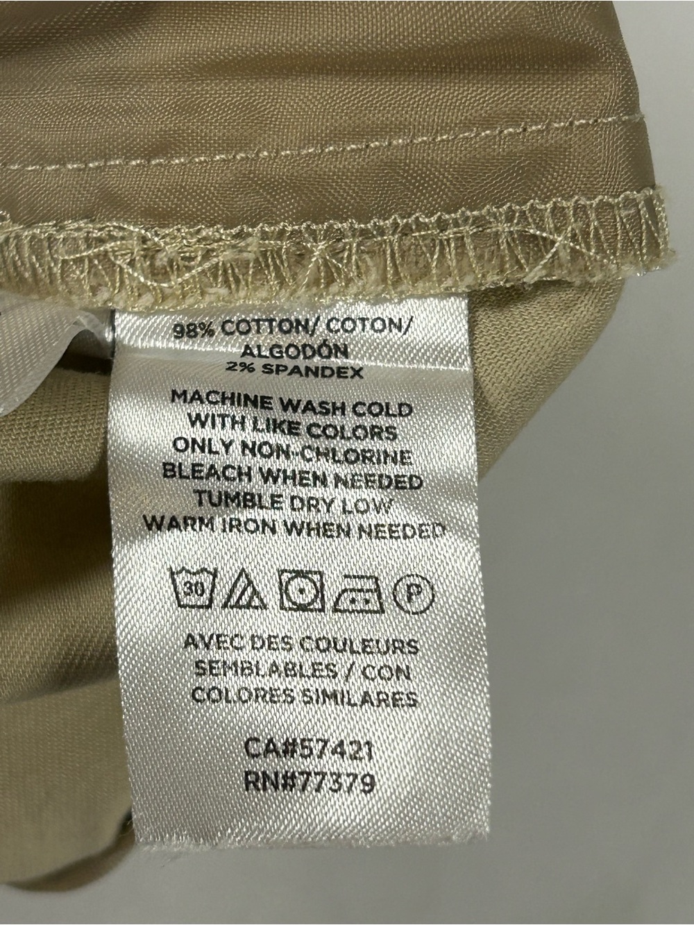Ann Taylor Khaki Tailored Bermuda Shorts - Picture 4 of 8